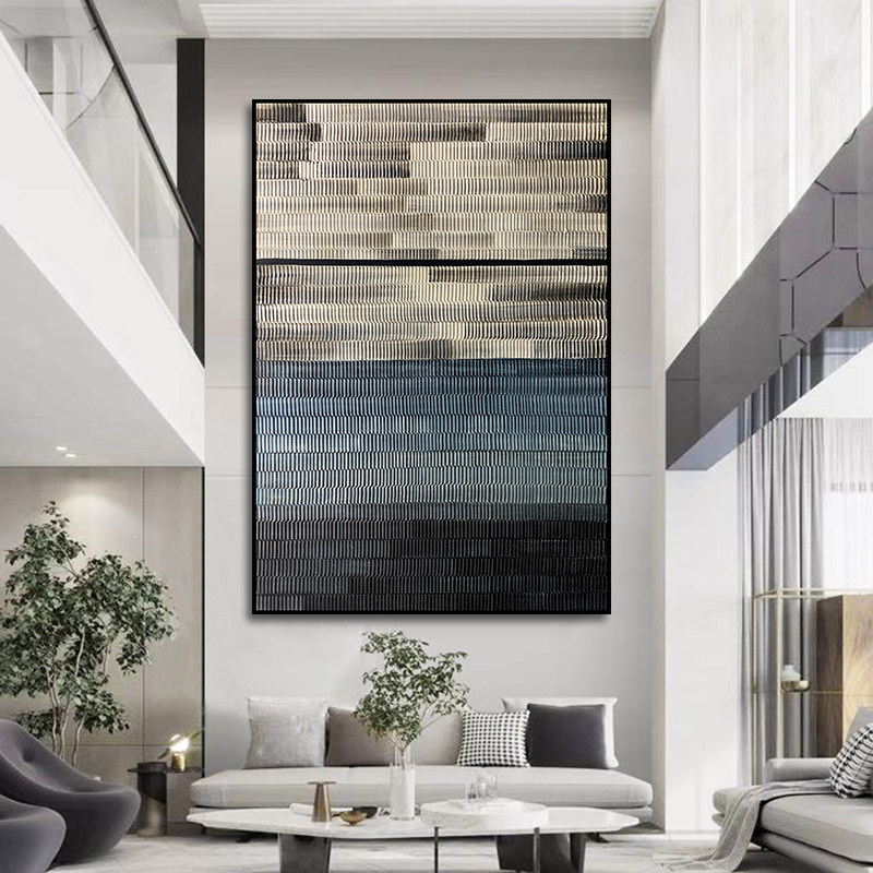 Light luxury porch decoration painting living room sofa background wall mural atmospheric hotel model room corridor aisle hanging painting fantasy