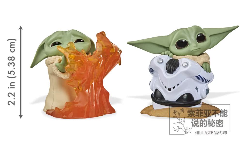 Yoda Baby F [2 Pack]Star Wars Manda Luo people The force baby Yoda  baby Garage Kit Ornaments Toys U.S.A Disney Purchasing agent