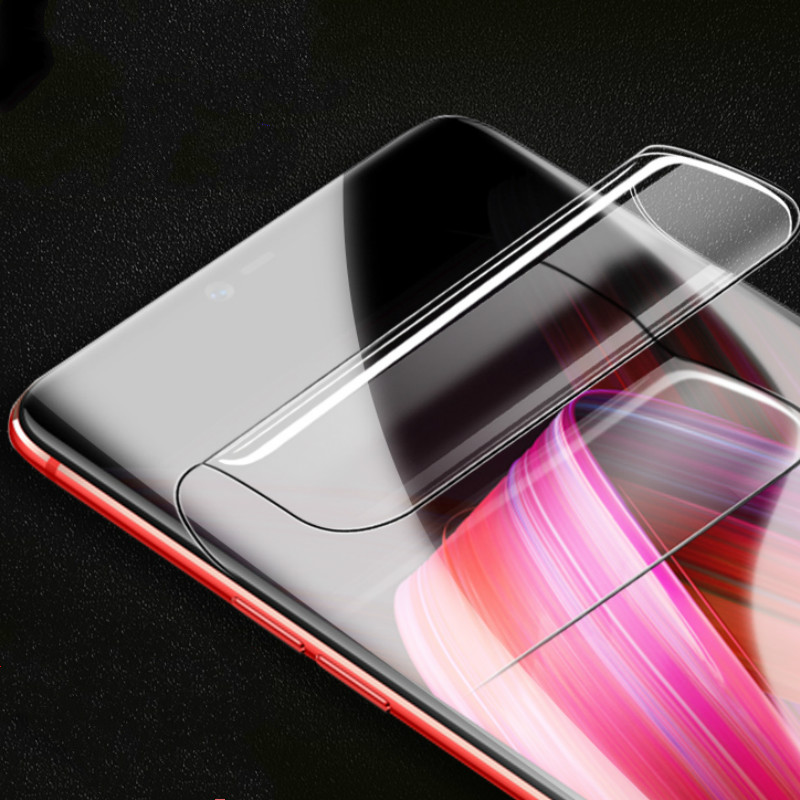 oppor9s水凝膜R9钢化软膜r9sPlus手机全屏覆盖原装抗蓝光护眼曲面软边全包无白边防指纹磨砂高清防摔防爆0pp0