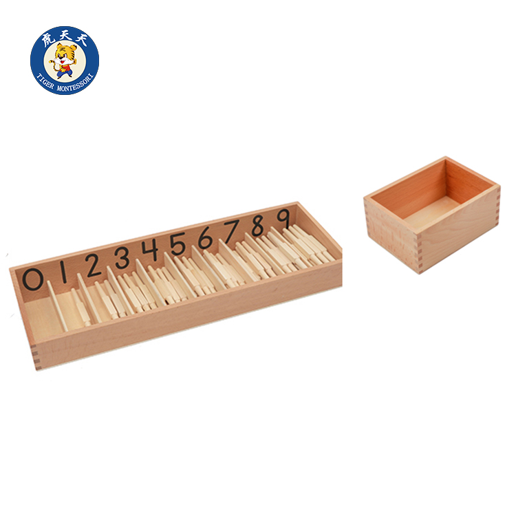 Hutiantian Montessori mathematics quantitative learning teaching aids Mathematics one-piece spindle rod box