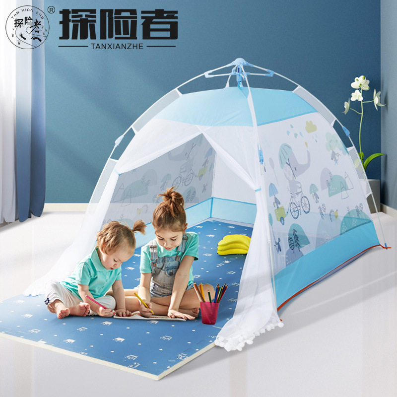 Explorer Children's tent Indoor boys Home Reading ultra-big house Baby family Toys Costume House Wine Game House