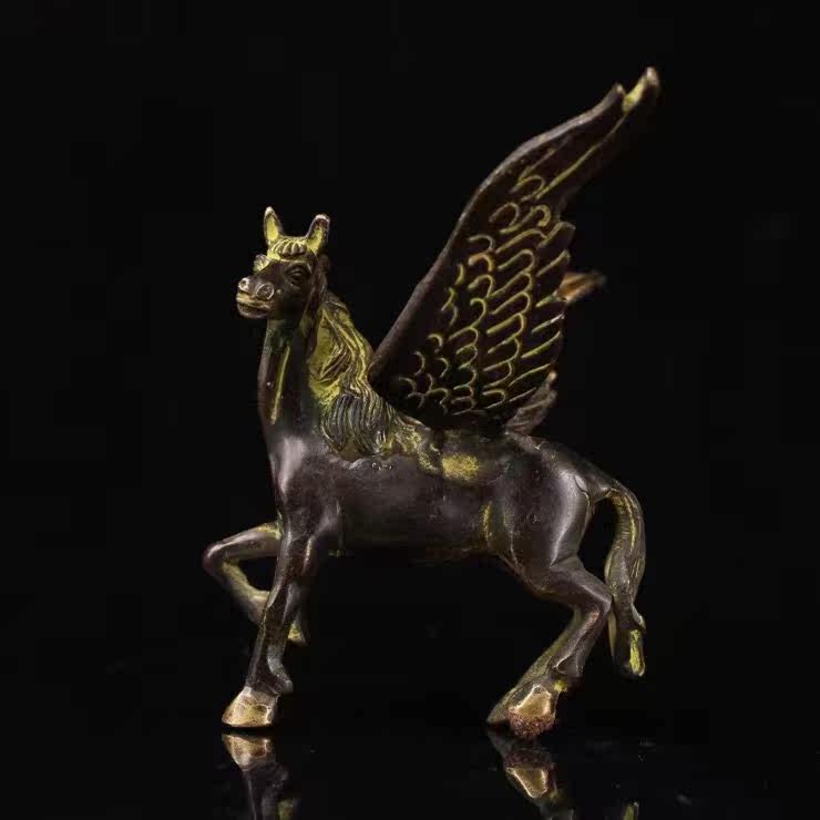 Nepali Crafts Pure Bronze Sky Horse Pendulum Pieces Hand Crafted Brass Fly Horse Pendulum Pieces