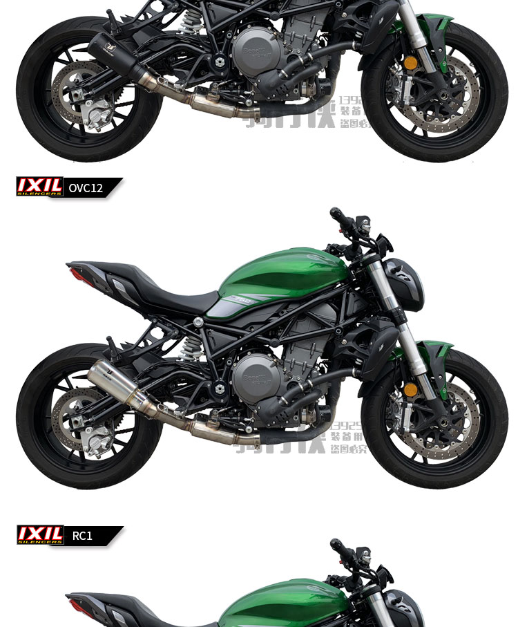 IXIL tỷ sir Benelli big devil 752s ống xả sửa đổi xe máy đầu máy xe lửa Ý 502c xả - Ống xả xe máy bô xe máy
