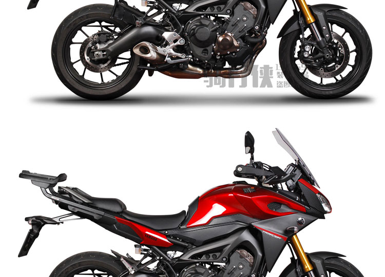 SHAD 雅马哈 MT07 ụ đuôi MT09 khung bên hộp khung phía sau khung TRACER khung thân khung - Xe gắn máy phía sau hộp thùng cốp sau xe máy