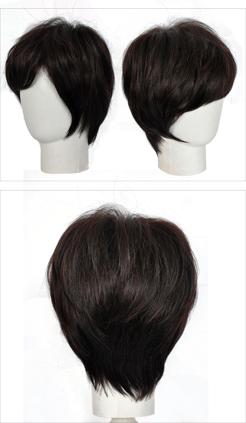 Perruque JUHANGWIGS     cheveux raides Court - Ref 2614007 Image 16