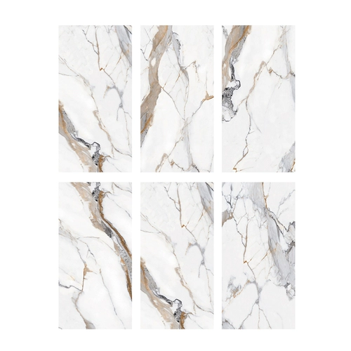 Light Luxury New Karaka Golden Board Tile Hotle Club House гостиная фоновая настенная плит