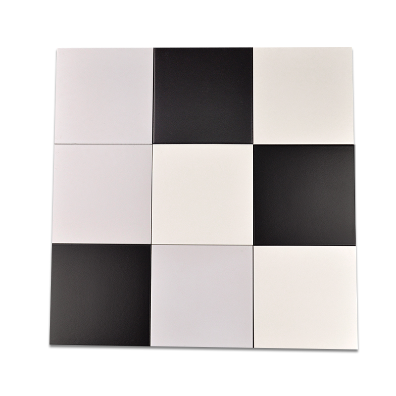 Nordic White White Black Gray Matte Body Tile Full Tile 200x200