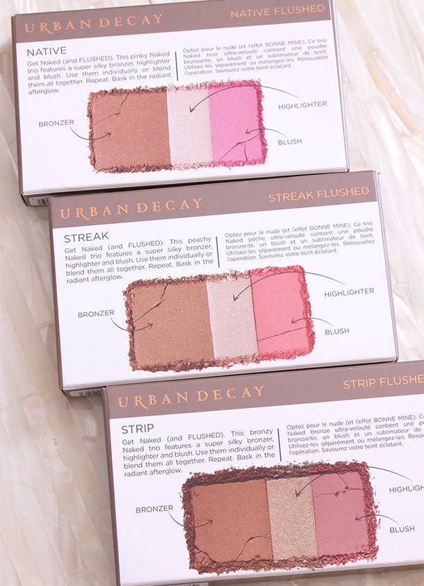 [Mỹ chính hãng] Tấm lót trang điểm ba màu của Urban Urban Decay có độ bóng cao lameila phấn mắt