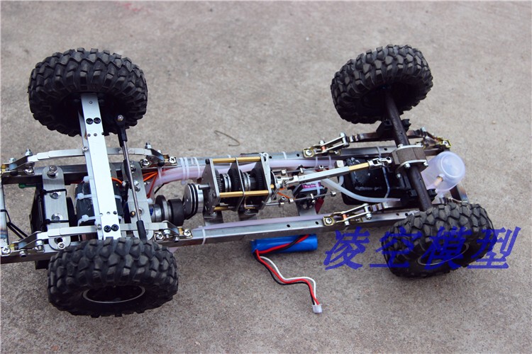 DIY Methanol Car Engine Gearbox Mold Transmission with Inverted Gearbox Car Model Modification Accessories Three in and One Return