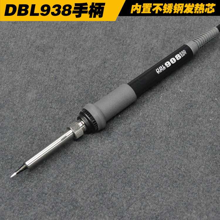 D 100 dragon 938 welding table handle DBL908 handle thermoregulation number display soldering iron handle stainless steel heating core