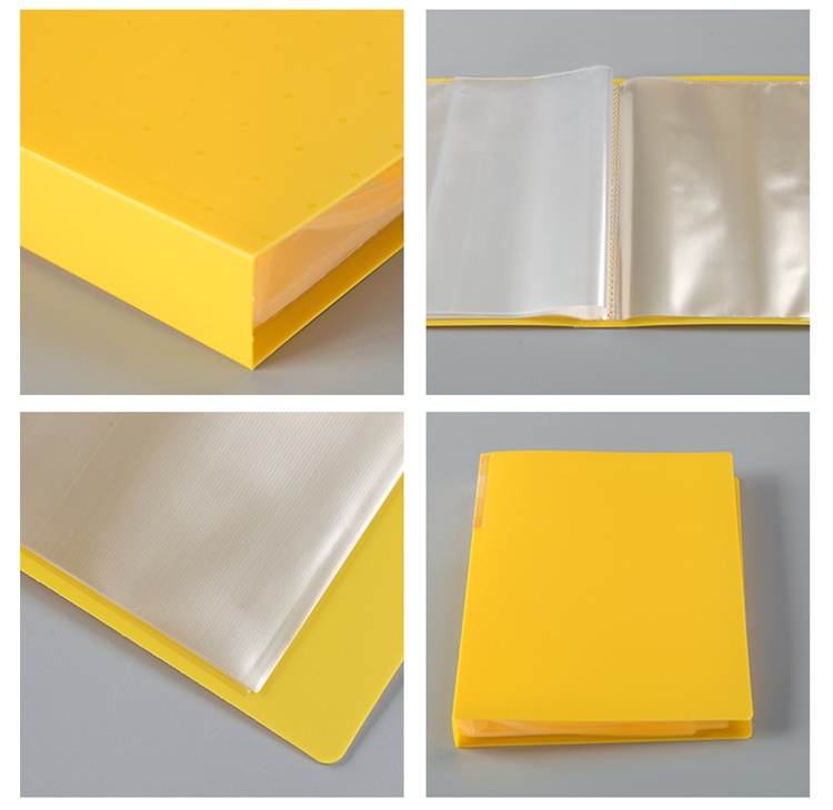 Oil painting stick watercolor dedicated transparent insert collection A4A5 picture album Picture clip 20 40 60 folder information book