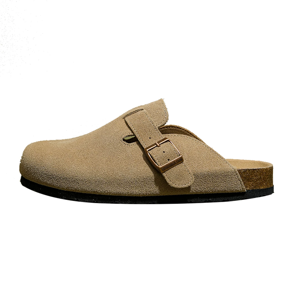 [В ограниченное время: 78 юаней] Ботинки из натуральной кожи Birkenstock для мужчин и женщин, новая весна и осень верхняя одежда с поддержкой свода стопы, Birkenstock обувь на толстой подошве, полусапоги-тапочки