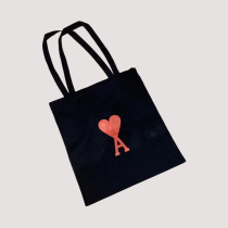 Official Website Ami Paris Shopping Bag Tote Canvas Bag