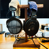 Solid wood ear rack black walnut fungus rack head headset hanging rack Internet Cafe Universal headset bracket