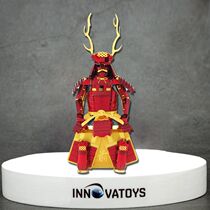 Steel mold like metal puzzle 3D three-dimensional diy assembly Warring States warrior armor decoration model Sanada Yukimura