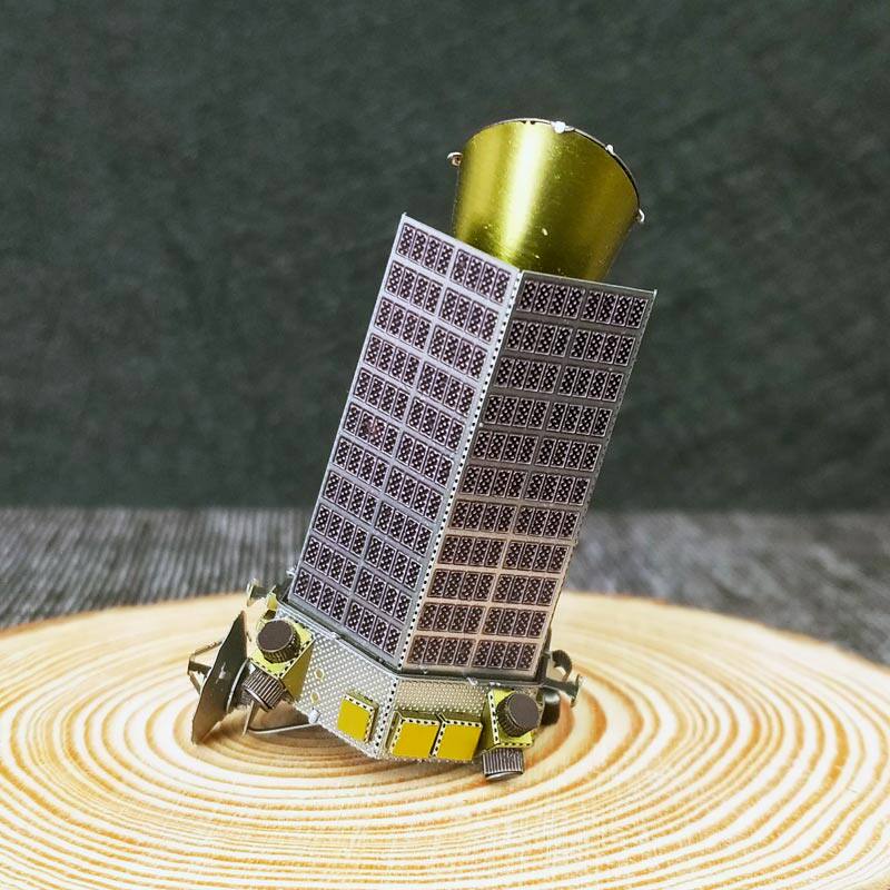 Steel mould like 3D gel-free solid metal assembled stainless steel puzzle model comprehensive miscellaneous Kepler telescope 