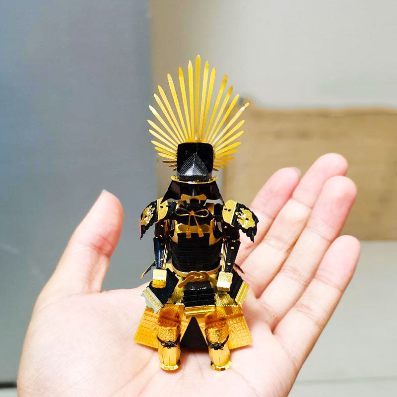 Metal puzzle 3D stereo diy assembly Warring Gulf Armor Swing Parts Model Fukuji Xiuji Japan same style