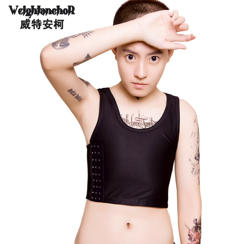 Corset les short super flat bandage strengthen underwear women wrap chest plastic chest corset shrink chest cos show chest small summer