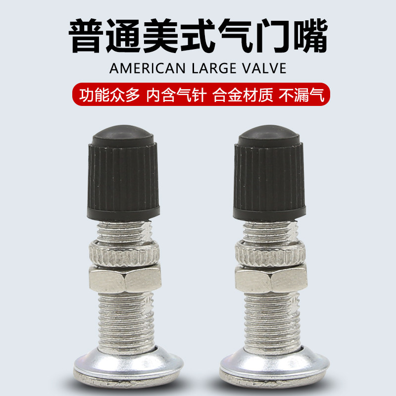 Bike American gas needle old English type valve mouth inflating mouth tire inner tube gas nozzle valve core-Taobao