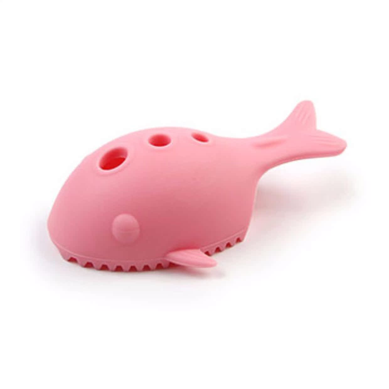 Cá voi silicone rửa trứng bàn chải trang điểm công cụ làm sạch rửa tấm lỗ rửa pad sấy giá rửa bàn chải - Các công cụ làm đẹp khác lô cuốn tóc mái