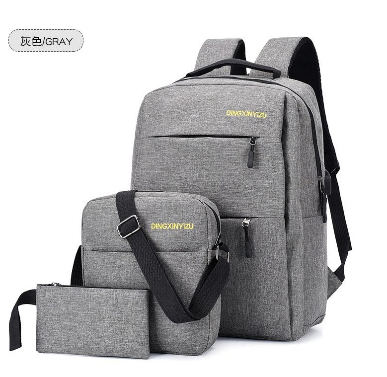 Nam Shoulder Bag Men là lớn dung lượng Student Bag Giải trí Kinh doanh máy tính Bag nữ Travel Travel Bag Backpack