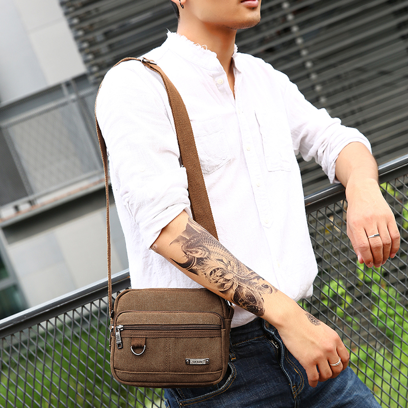 New Men Sail Bag Single Shoulder Bag Han Edition Tide Casual Men's Bag Business Outdoor Shoulder Bag Slanted Satchel Bag