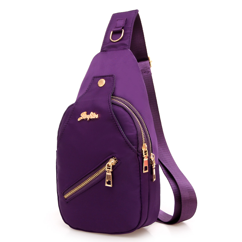 New Fashion Chest Bag Women Waterproof Casual Messenger Bag Sports Backpack Korean Style Trendy Chest Bag Travel Shoulder Small Bag