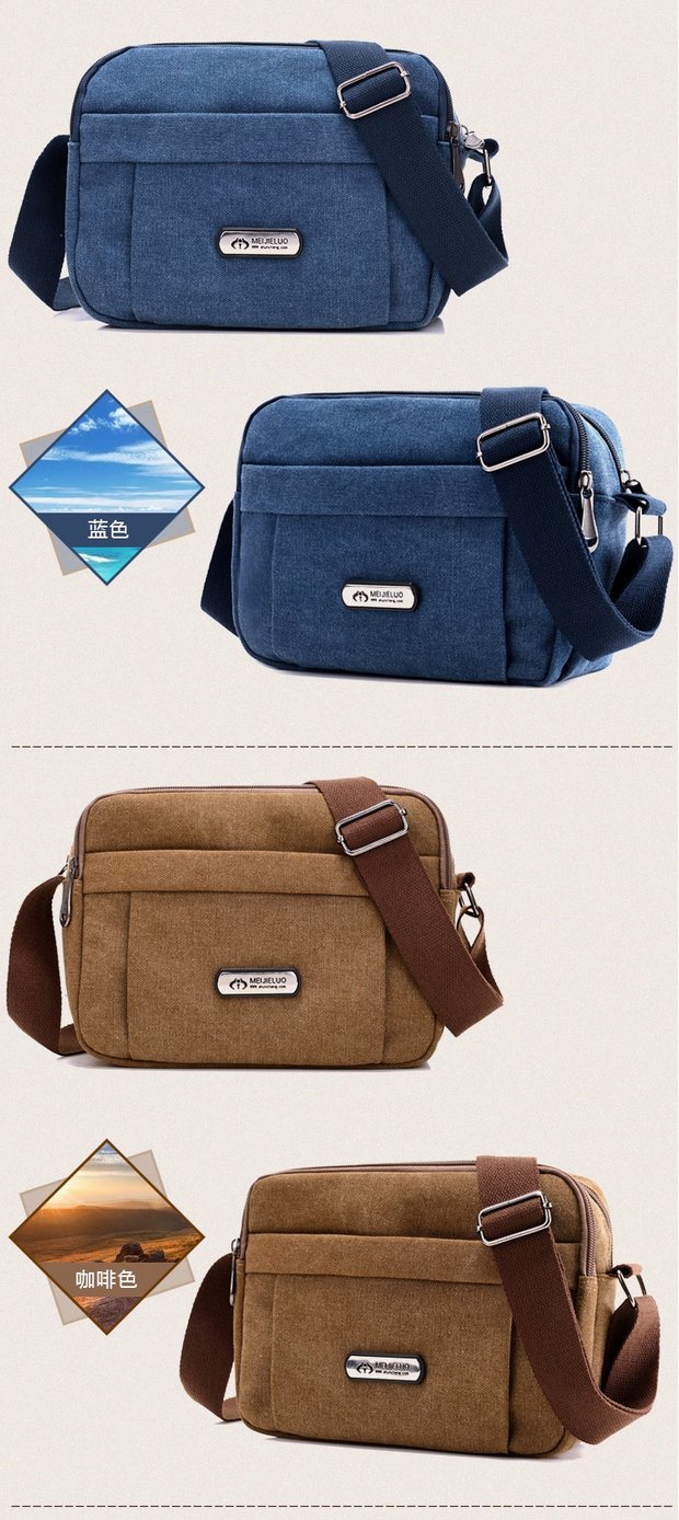 Túi đeo vai nam Túi vải Túi Messenger Túi xách nam Túi đeo chéo cho doanh nhân Túi đeo vai Túi vải thông thường túi gucci chính hãng