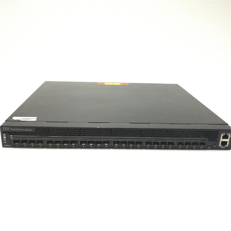 IBM BLADE G8124 24 SFP Wangwei Network Management Switch Dual Power Supply