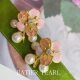 Bajia Jewelry M ແບບດຽວກັນ cherry blossom ຍີ່ປຸ່ນ akoya seawater brooch