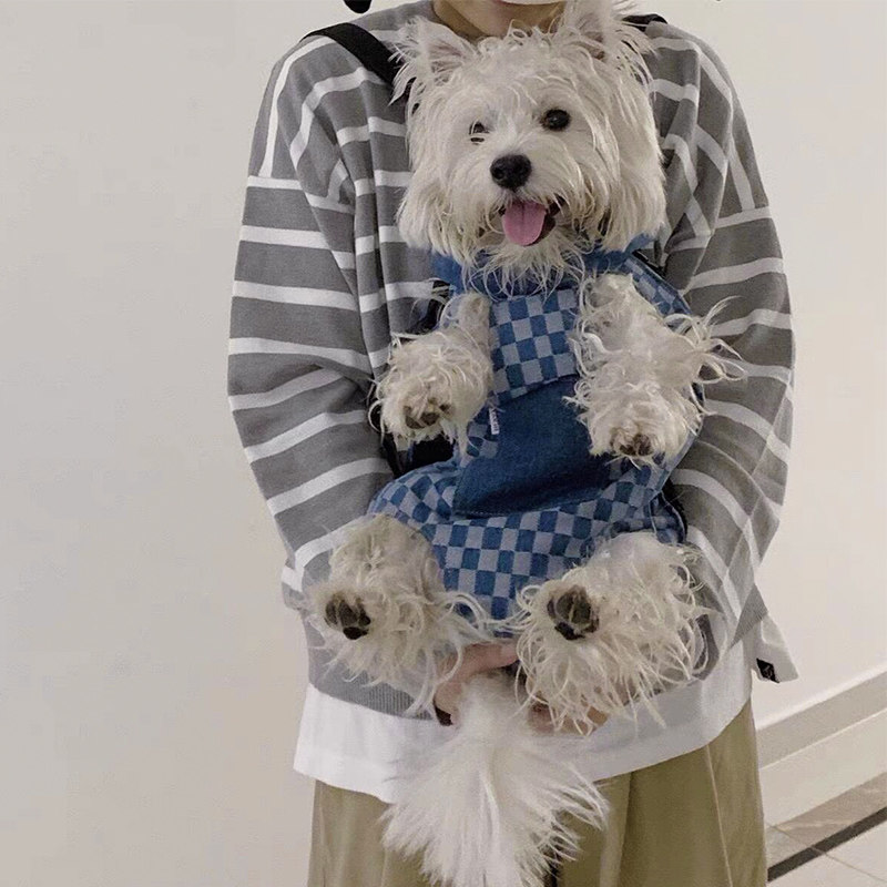Dog Scapegoat Bags Dogs Out Portable Bag Double Shoulder Hugging Dog Bag Pet Chest Front Bag Dog With Small Body Dog Back Dog Walking Dog Bag