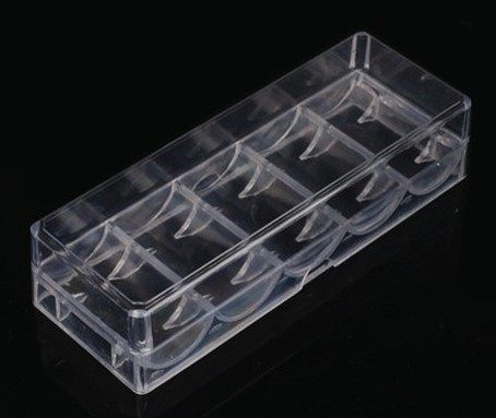 Plastic Transparent Chips cassetto 100 pieces Texas poker with lid chips upper cover down-round chassis