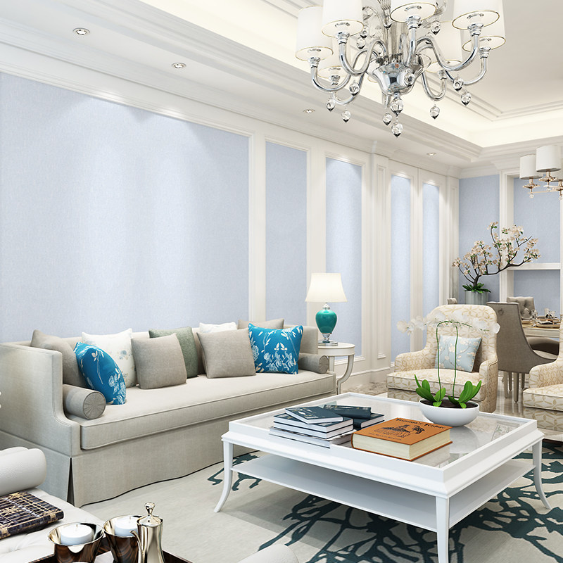 Magnolia minimalist modern seamless wall cloth bedroom high-end light luxury wall cloth TV background wall extremely sincere YLP66111