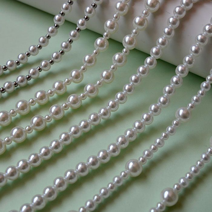 Универсальные бретели ручной работы, сменное нижнее белье из жемчуга, топ без лямок для невесты, открытые плечи 