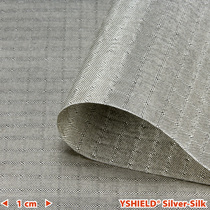 YSHIELD SILVER-SILK high and low frequency radiation shielding protective fabric imported from Germany 1 3 meters wide