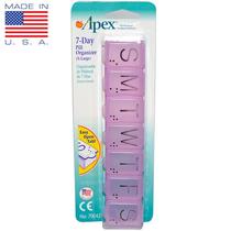 Imported from the United States Apex large 1 day 1 time 7 days small medicine box safe and odorless with blind spot