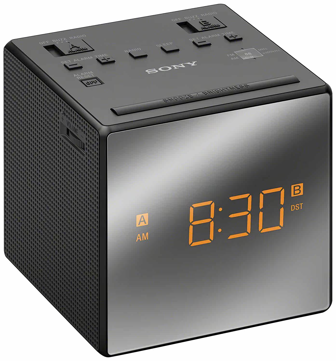USA imported Sony ICFC1 Digital Alarm Clock with AM FM Radio Black