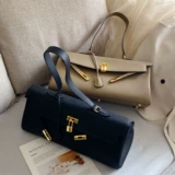 凯莉包大健身包女手提包大容量h包单肩上班通勤a4文件铂金腋下包