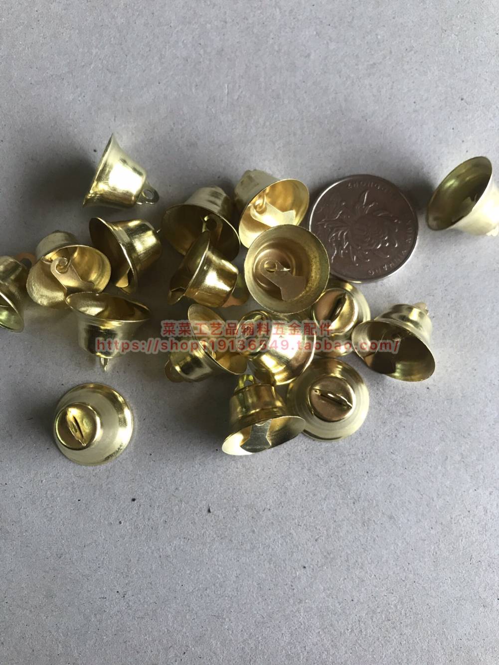 Little bells 18MM big metal bell bell bracelet bell dance accessories flower bell