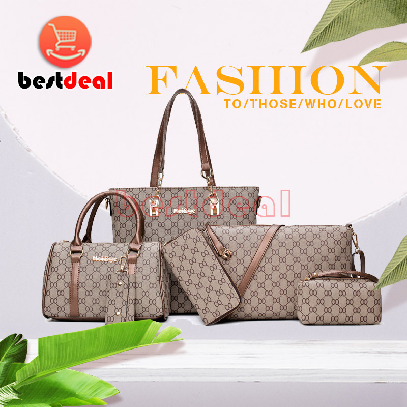 2021 Womens handbag 6 piece set Lady bag Fashion New models