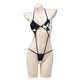 Sexy plush cow bikini ສິດທິບັດສາຍຫນັງຫນຶ່ງສິ້ນ underwear ເອກະຊົນສາມຈຸດ pajamas ແມ່ຍິງໃສ່ເຮືອນ