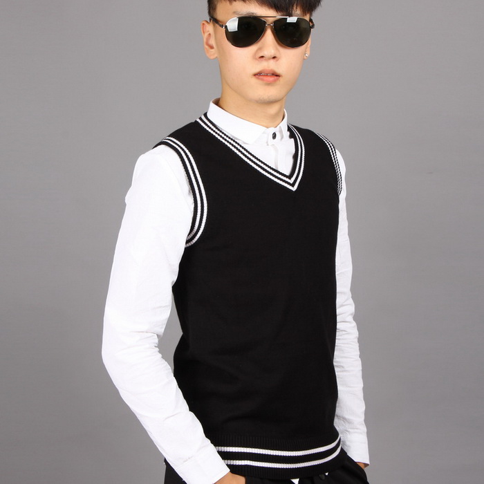 Débardeur homme Woolen gilet pour automne - Ref 1582041 Image 23