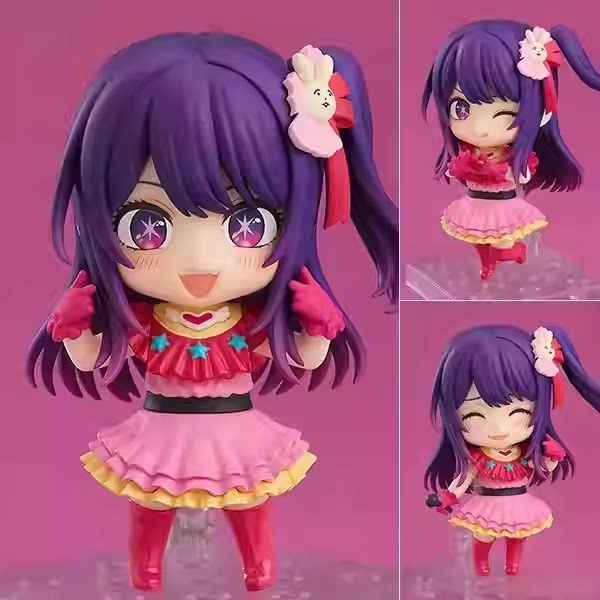 In-Stock Nendoroid My Hero Academia 2300 # Q Version of Hoshino Ai Movable and Face-Changing Doll Figure Model