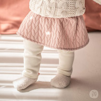 South Korea imported baby pants autumn and winter childrens trousers cotton skirt fake two baby warm leggings