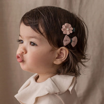 Korean baby girl child hair accessories hair card does not hurt hair girl hairclip hair small baby headgear small clip infant
