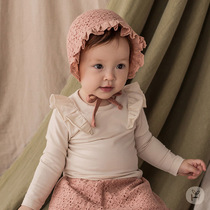 South Korea imported baby girl base shirt spring and autumn baby girl child long sleeve shirt girl T-shirt cotton Princess spring dress