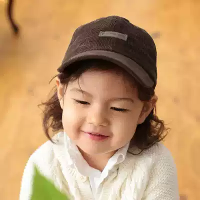Korean baby hat spring and autumn boy girl 1-2-3 year old cap one year old two year old baseball cap