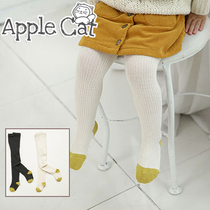 Korean childrens pantyhose spring and autumn baby one-piece socks boys and girls go out to Joker stockings 6-36 months socks tide