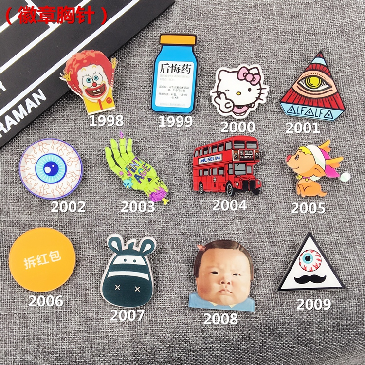Broche homme en plexiglas - Ref 1176159 Image 14