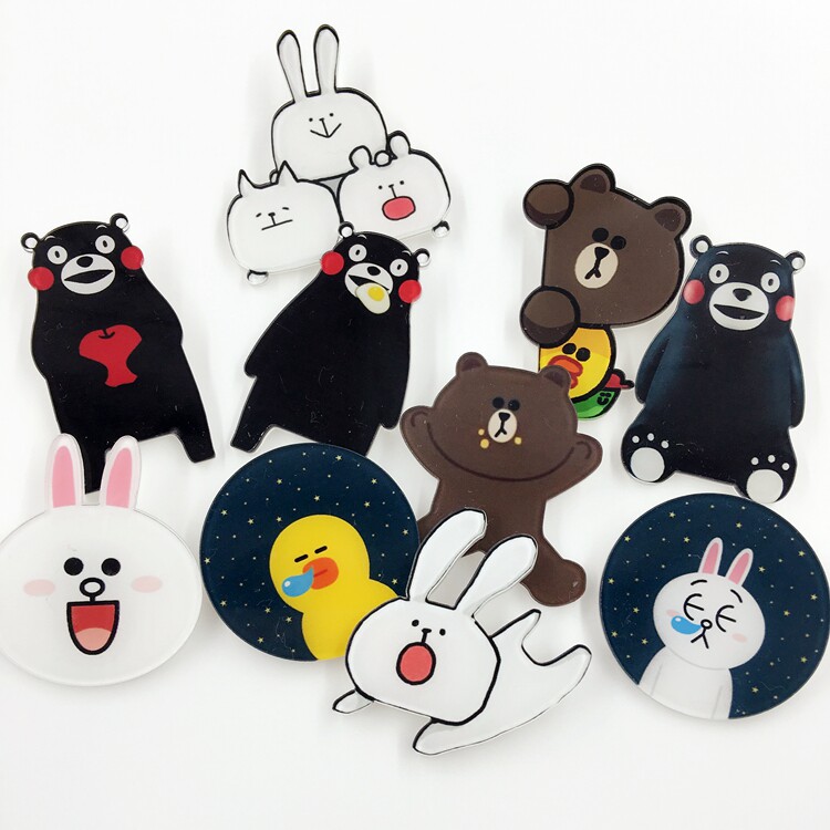 Broche femme en plexiglas - Ref 1183826 Image 4